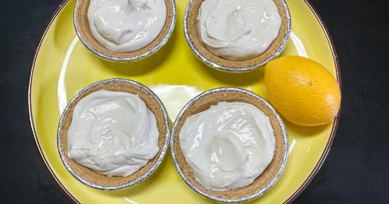 Lemonade Mini Graham Pies-4 Ingredients