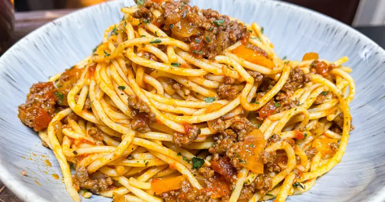 Classic Spaghetti & Meat Sauce