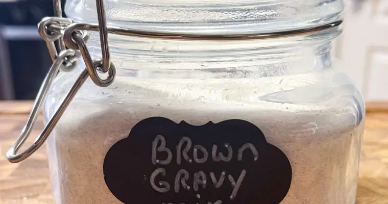 Homemade Brown Gravy Mix