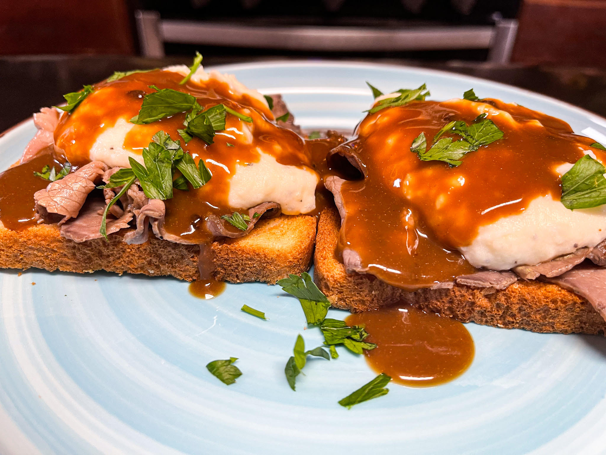 Manhattan Hotshot Open Sandwich Catherine's Plates