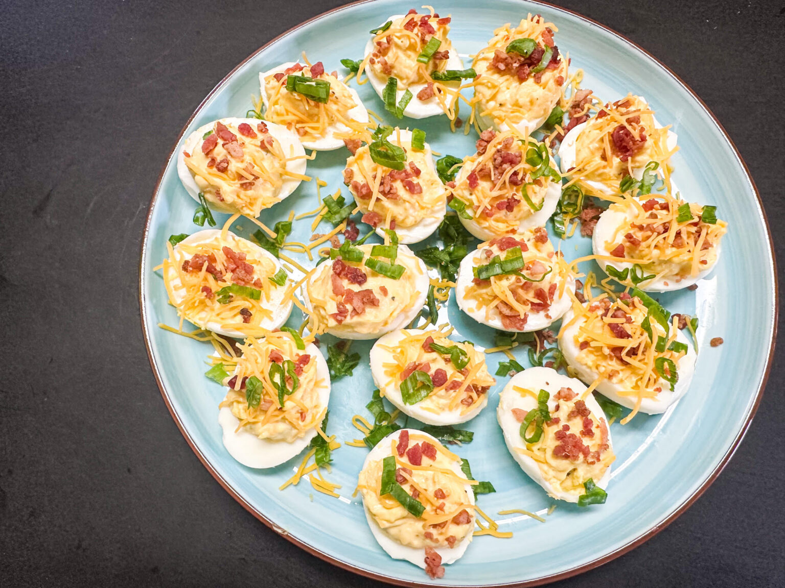 Loaded Deviled Eggs Catherines Plates 6545