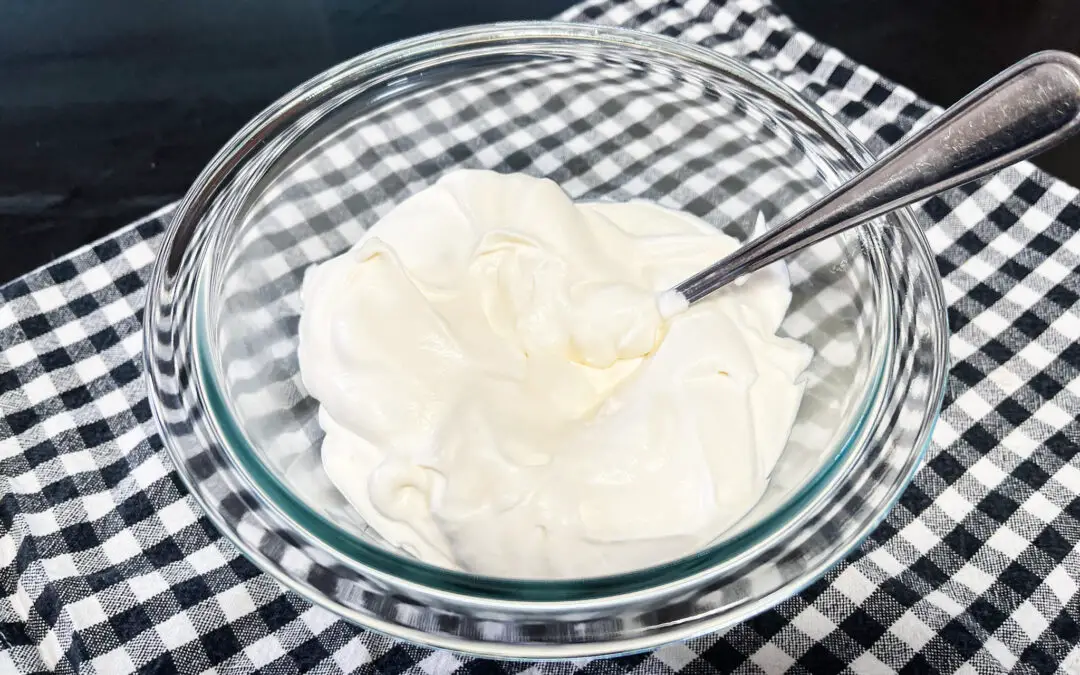 Homemade Whipped Cream Topping