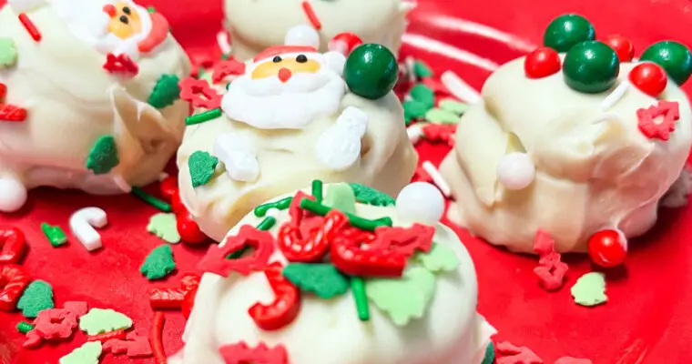 Holiday Mini Cake Bites using Nilla Wafers