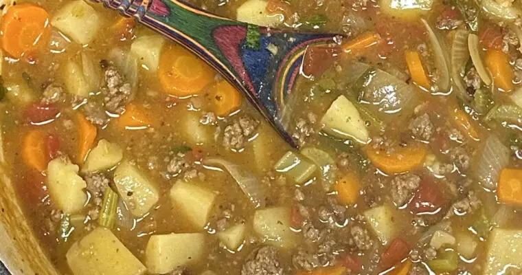 Hearty Ground Beef Stew