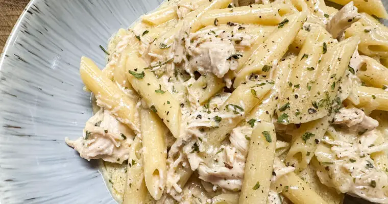 Crockpot Olive Garden Chicken & Pasta