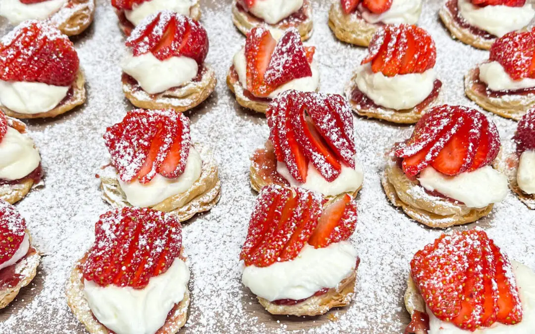 Strawberry Cream Puffs