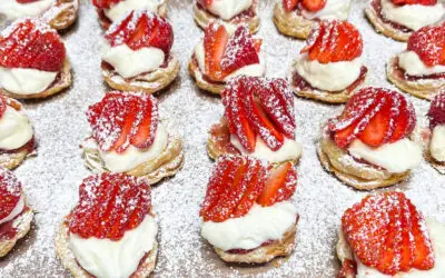 Strawberry Cream Puffs
