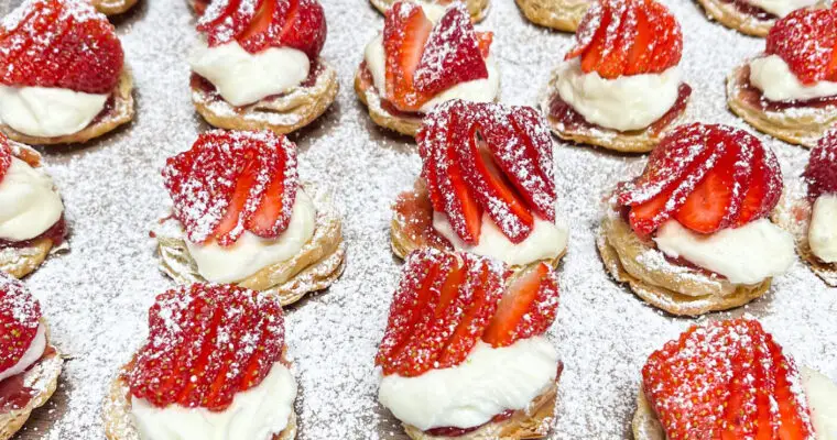 Strawberry Cream Puffs