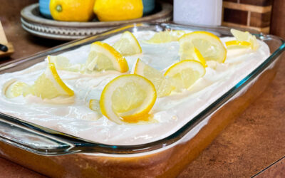 Lemon Cream Cake (Easy with Box Cake Mix)