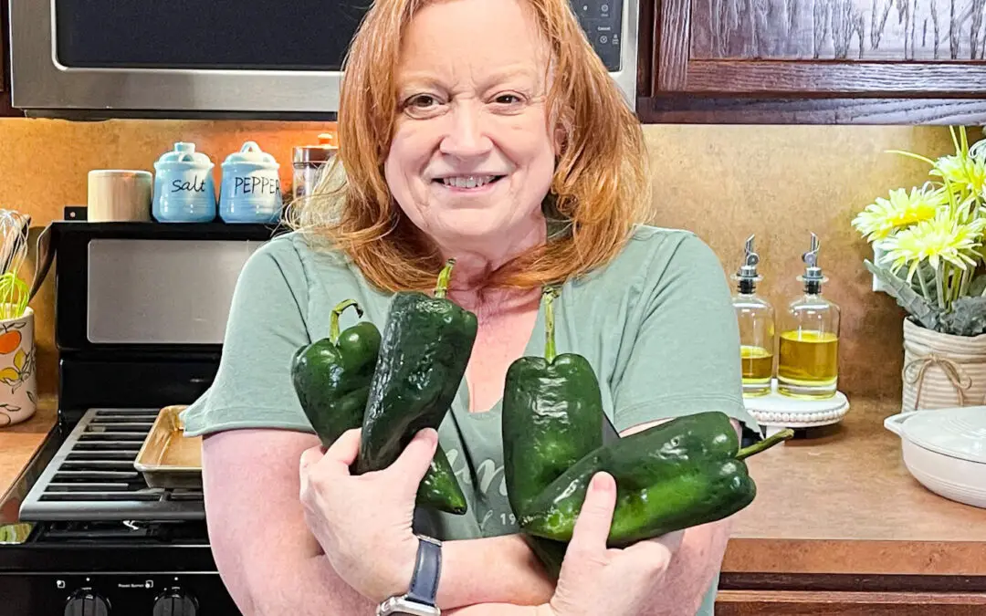 Oven Roasting Poblano Peppers