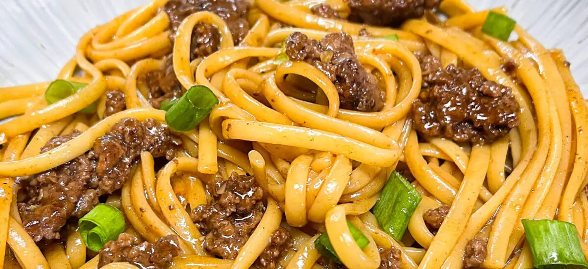 Mongolian Ground Beef & Noodles