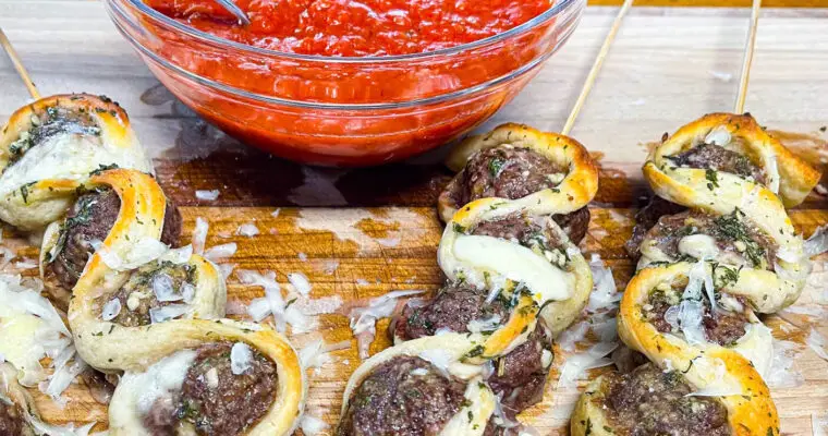 Meatball Subs on a Stick Appetizer