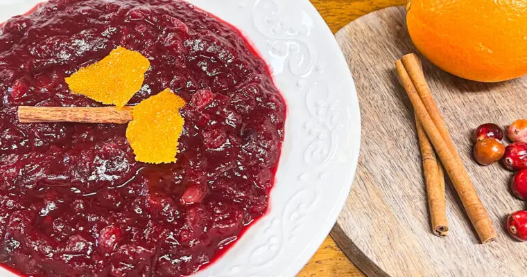 Homemade Cranberry Sauce