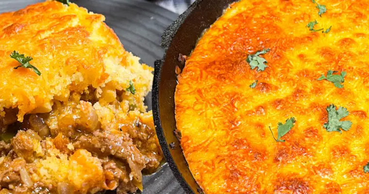 Tamale Pie (Ground Beef Mexican Casserole)