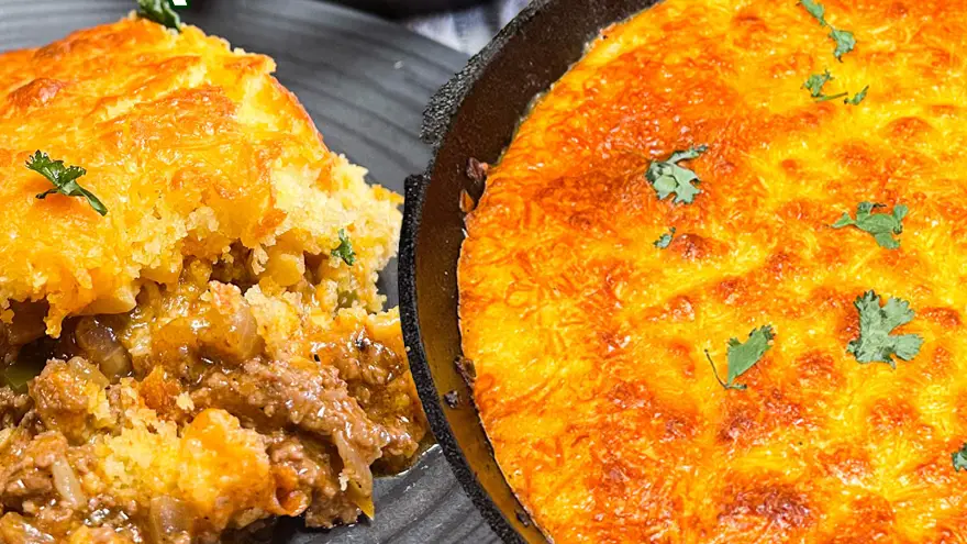 Tamale Pie (Ground Beef Mexican Casserole)