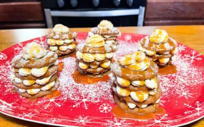 No Bake Mini Gingerbread Cakes