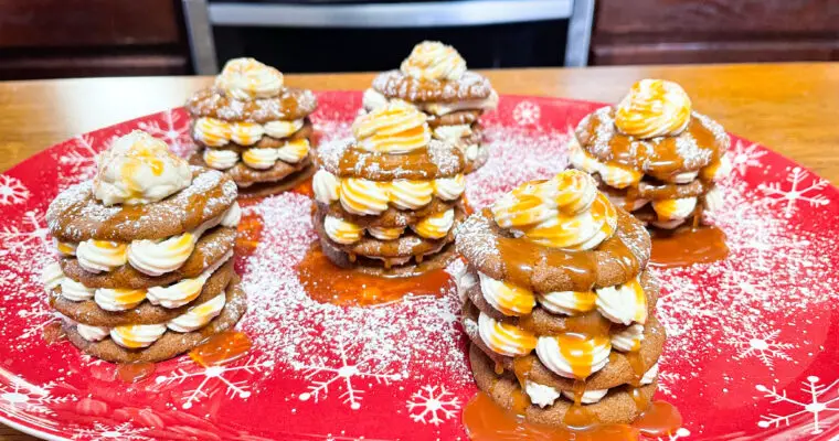 No Bake Mini Gingerbread Cakes