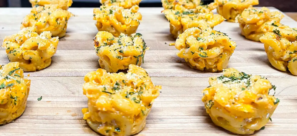 Baked Mac & Cheese Bites Appetizer