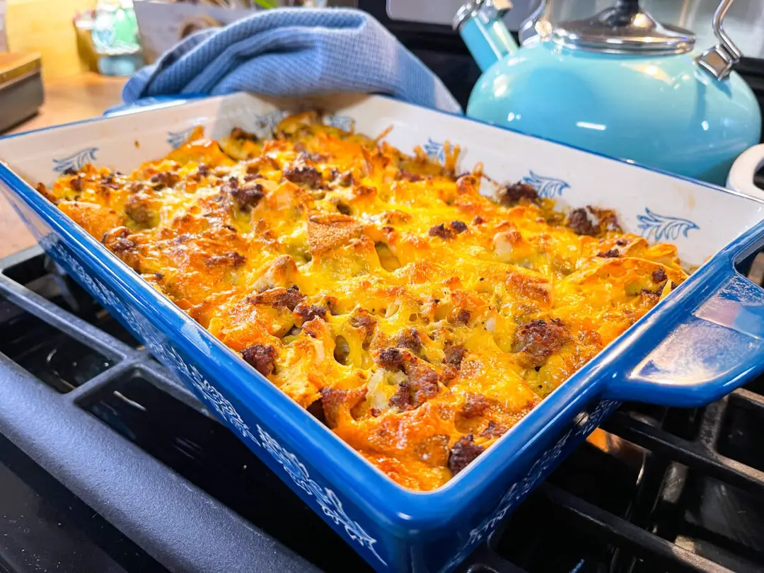 Sausage, Egg, & Cheese McMuffin Casserole (McDonald’s Copycat