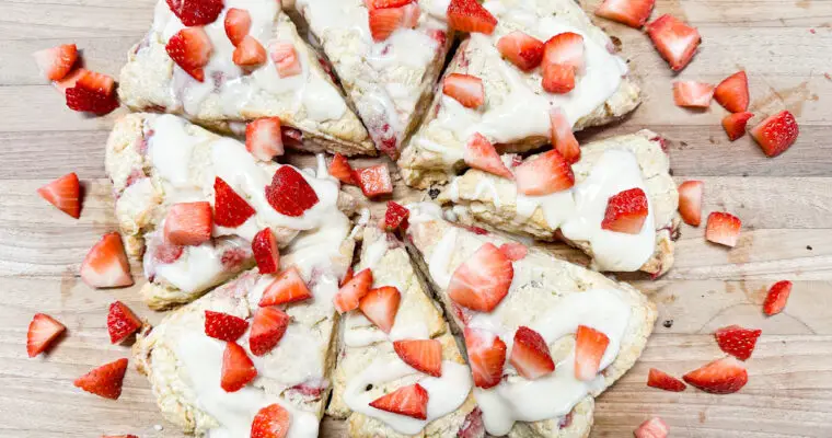 Strawberry Cream Cheese Scones