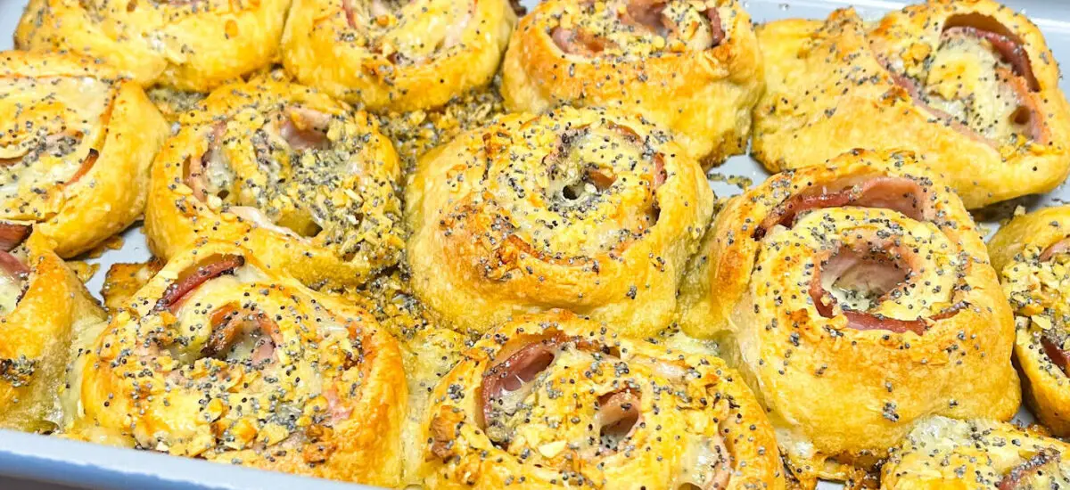 Ham & Cheese Crescent Pinwheels