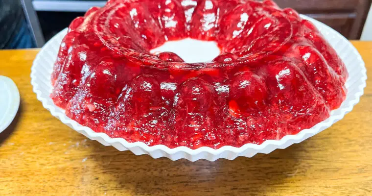 Retro Cocoa-Cola Jello Salad