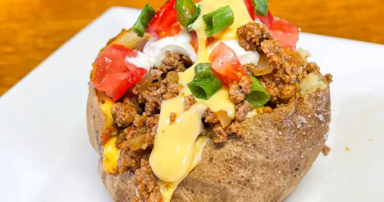 Taco Baked Potatoes