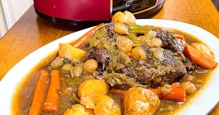 The Best Slow Cooker Chuck Roast (3 Envelope)