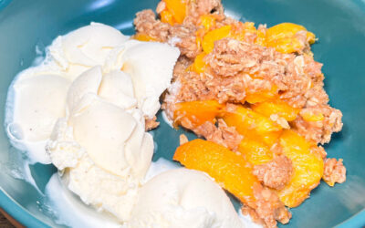 Summertime Peach Crisp