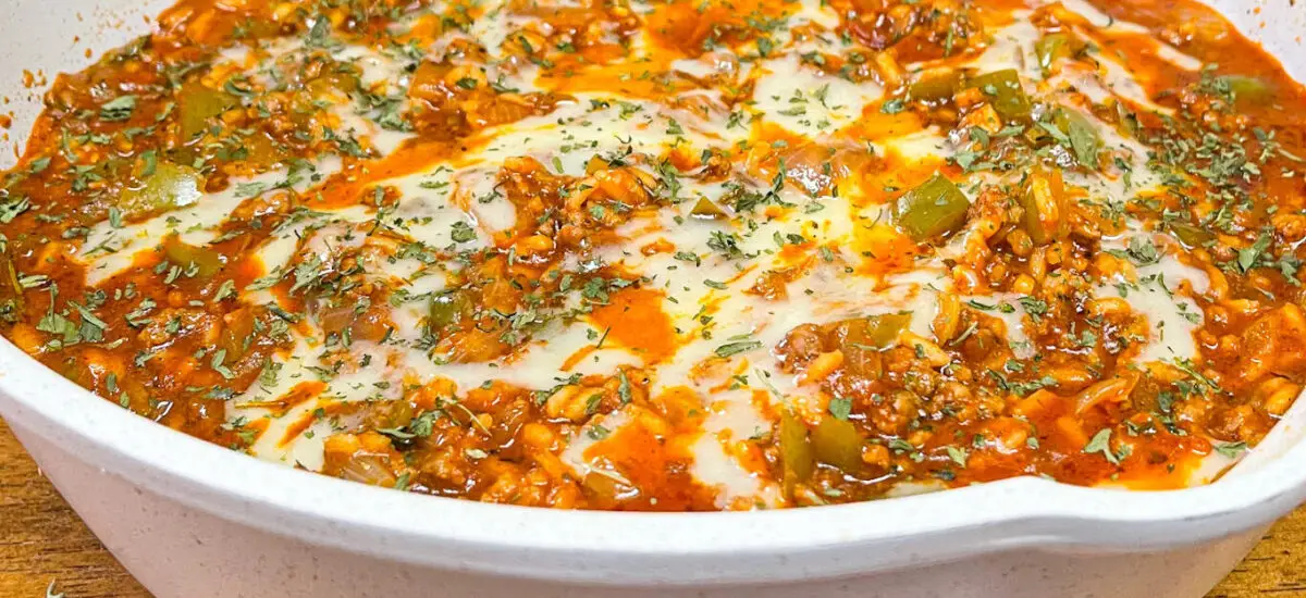 Stuffed Peppers One Skillet Meal – Low Carb