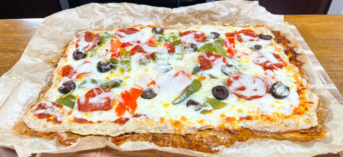 Chicken Crust Low Carb Pizza