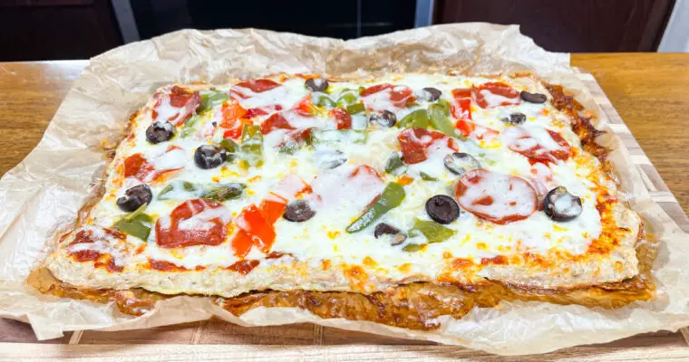 Chicken Crust Low Carb Pizza