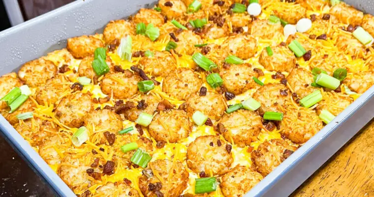 Cracked Out Chicken Tater Tot Casserole