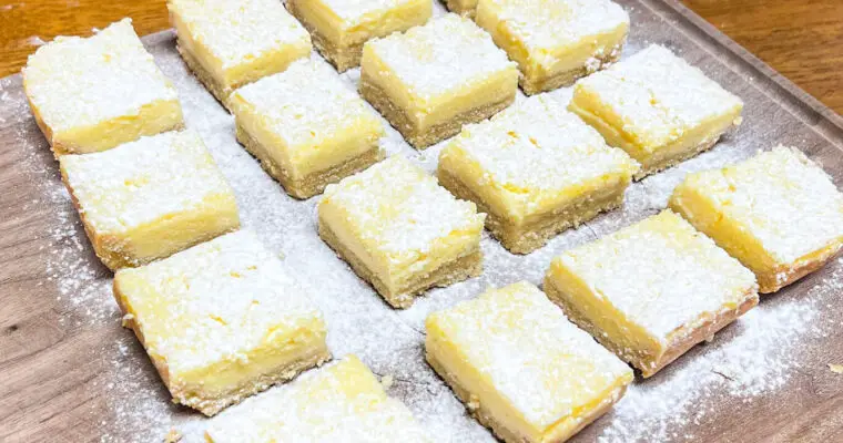 Sunshine Lemon Bars – Low Carb