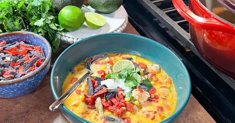 Creamy Chicken Tortilla Soup