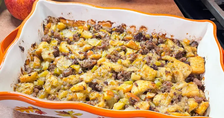 SAUSAGE & APPLE STUFFING