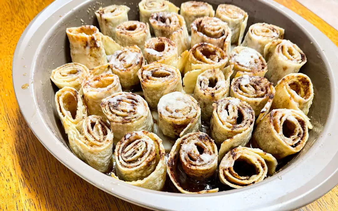 Mini Tortilla Cinnamon Rolls