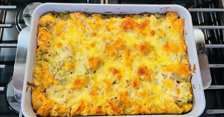 Bubble Up Philly Cheese Steak Casserole