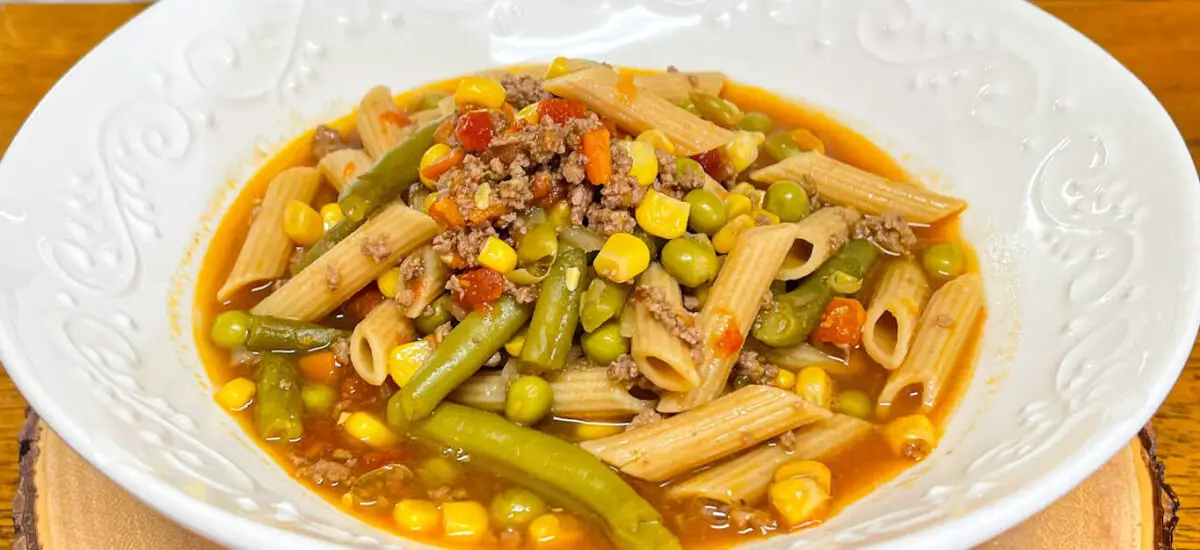 Busy Day Soup (A Vegetable Hamburger Soup)