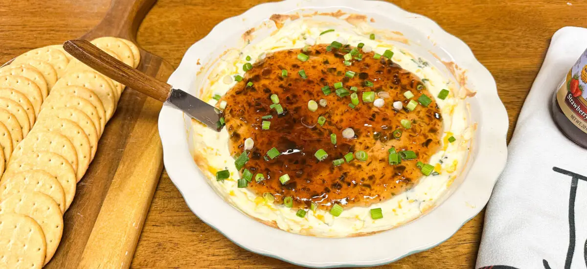 Pepper Jelly Cheese Dip Appetizer