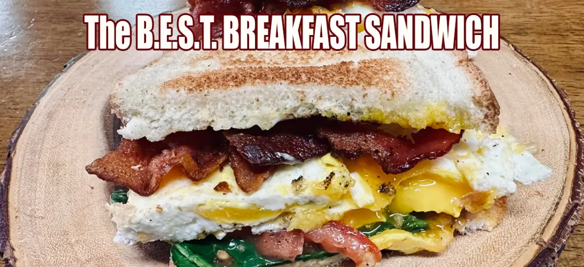 My B.E.S.T. Breakfast Toasted Sandwich