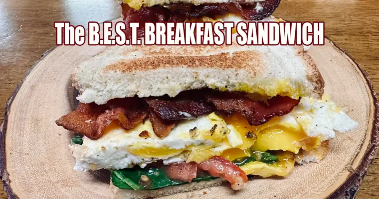 My B.E.S.T. Breakfast Toasted Sandwich