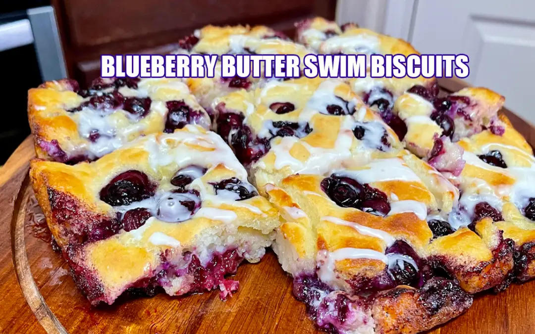 Blueberry Butter Swim Biscuits