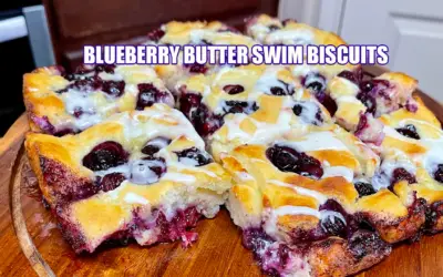 Blueberry Butter Swim Biscuits