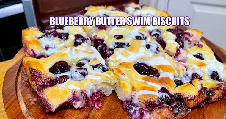 Blueberry Butter Swim Biscuits