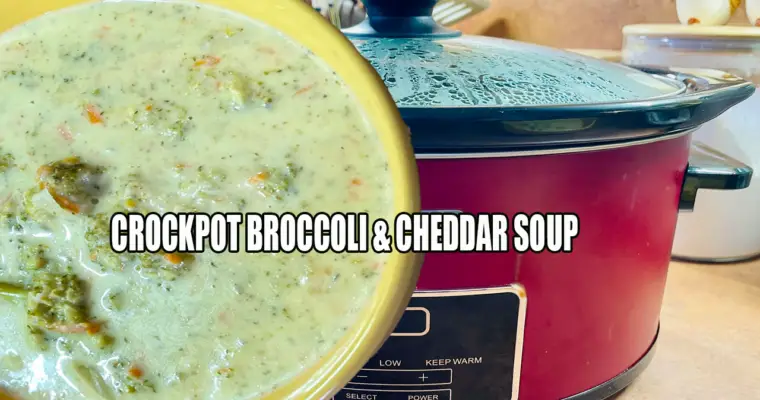 Crockpot Broccoli & Cheddar Soup