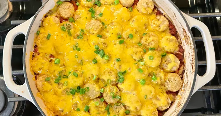 Tater Tot Sloppy Joe Casserole