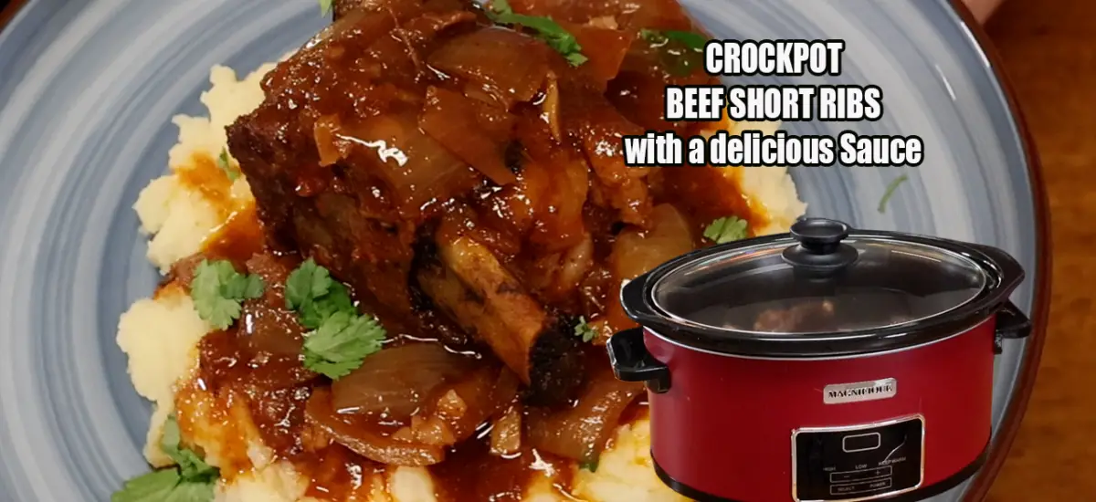 Crockpot Beef Short Ribs with Delicious Sauce