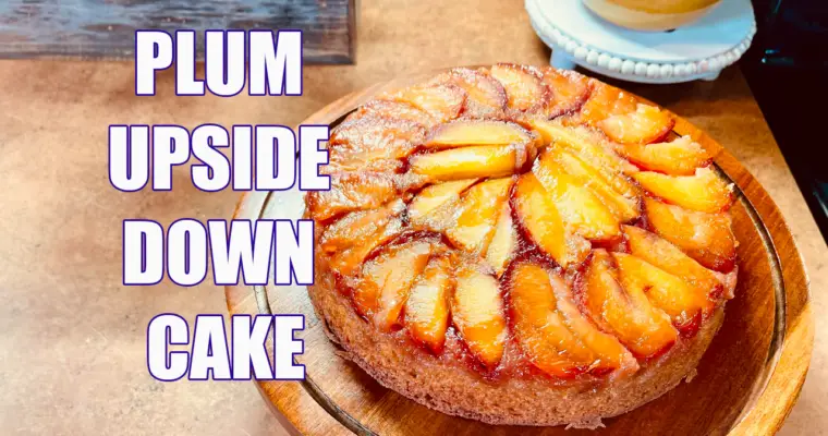 Plum Upside Down Cake