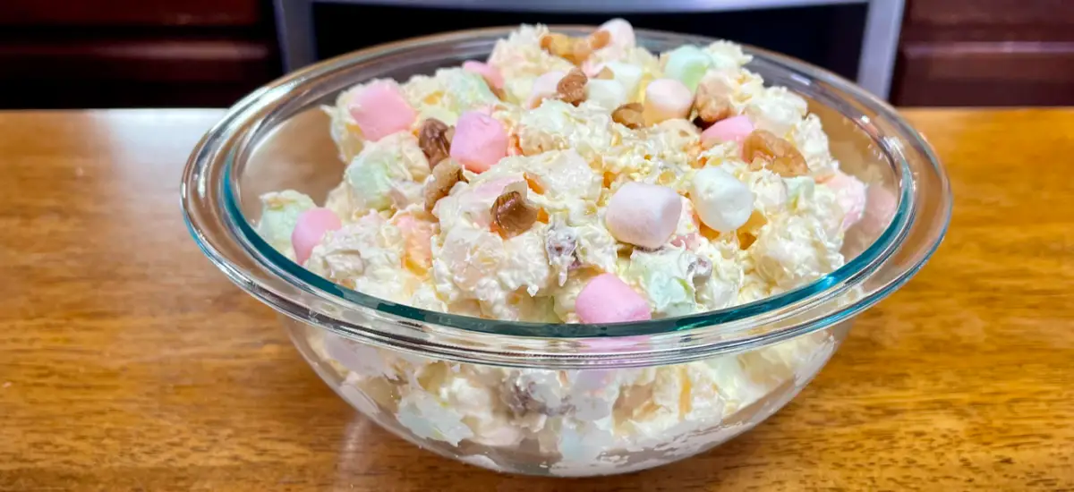 Spring Fruit Pudding Salad